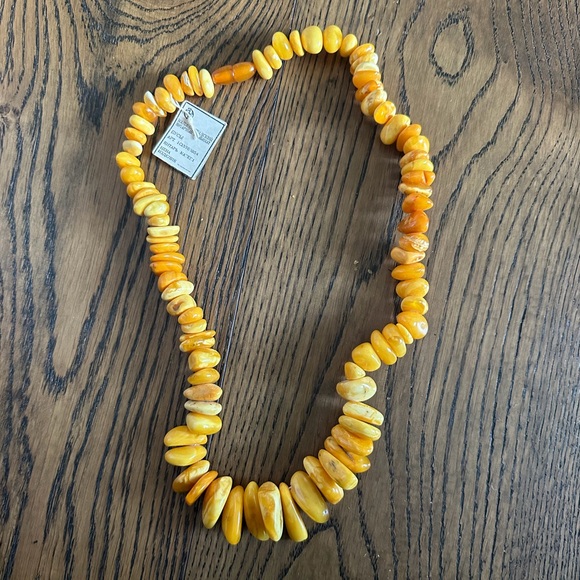 Vintage Butterscotch Baltic Amber Bead Necklace